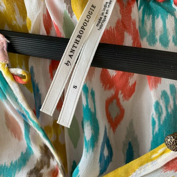 Maureen Babydoll Anthropologie Tunic Blouse, Size S - Picture 4 of 6